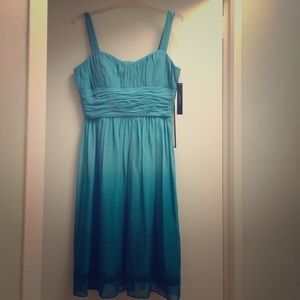 Tahari Carina dress in ocean blue size 4