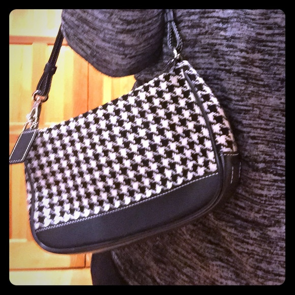Coach Houndstooth Bag
