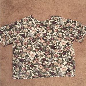Vintage boxy floral top
