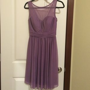 David's Bridal Short Bridesmaid Dress