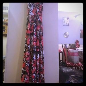 Halter style floral dress