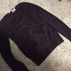 Dark burgundy sweater