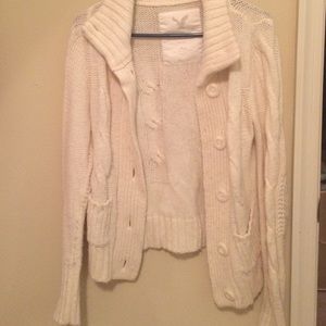 Cream Cable Knit Sweater
