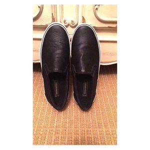Banana Republic Black Leather Sneakers