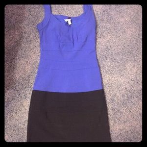 Black and blue mini dress- Urban Outfitters