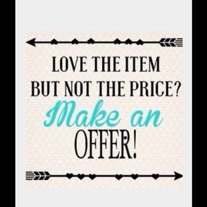 Use the OFFER button ⬆️⬆️⬆️