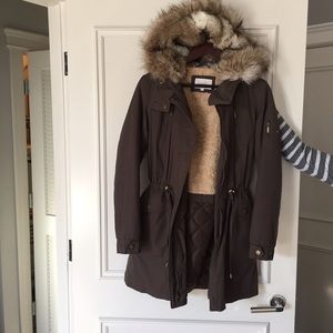 Laundry by Shelli Segal olive green winter coat