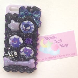 iPhone 5 Black and Purple Decoden Case