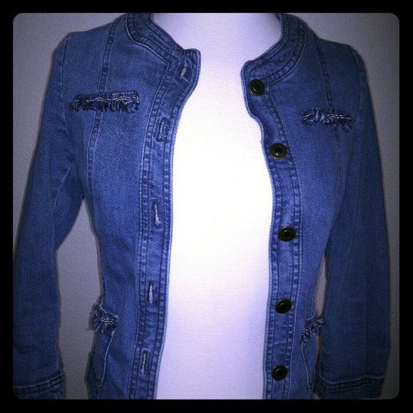 Sisley fitted jean jacket