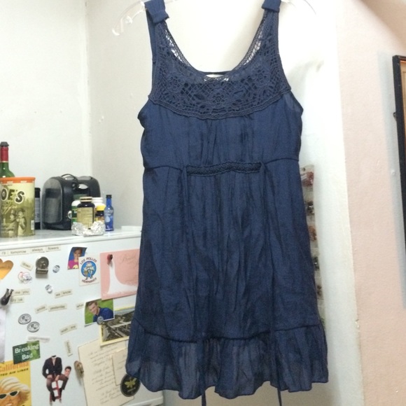 Donated--Lacy Navy Tunic