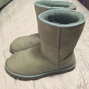 Classic style light blue uggs