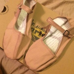 pale pink Mary Janes
