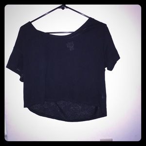 Black Crop Top