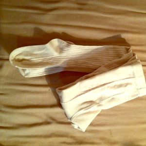 Cozy White/Cream Tights