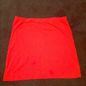 Red H&M skirt