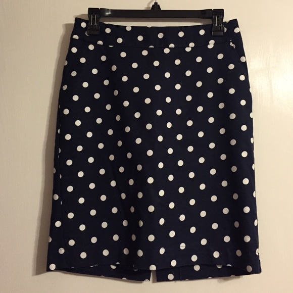 Polka Dot Pencil Skirt