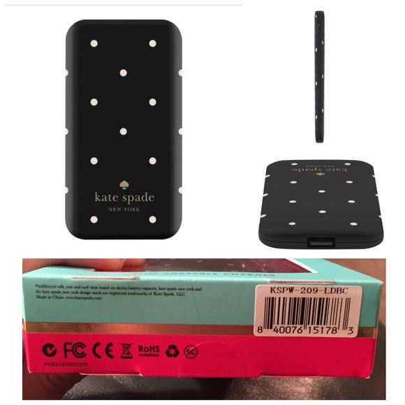 🚫SOLD IN BUNDLE!🚫 kate spade portable charger - Picture 3 of 4