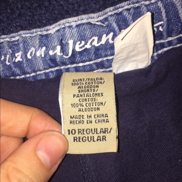 Polka-Dot Denim Skirt - Picture 4 of 4