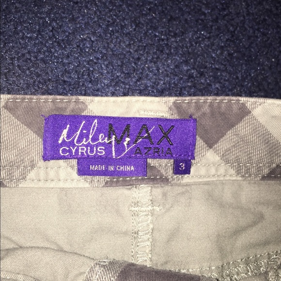 Gray Miley Cyrus Mini Skirt - Picture 3 of 3