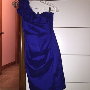 blue homecoming dress