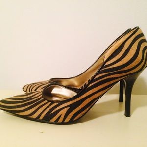 Zebra Print High Heels