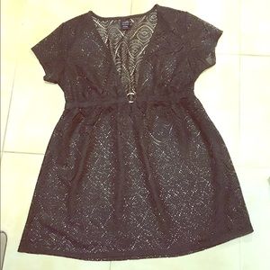 Absolutely gorgeous black bathing suit coverup