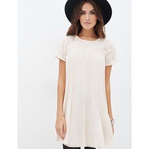 Beaded light pink shift dress, once worn once!