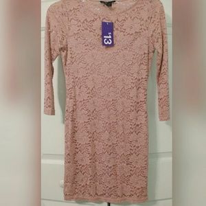 Pink bodycon dress