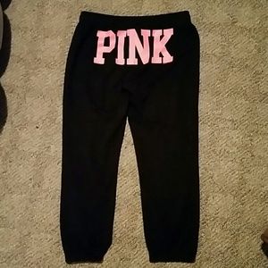 VS PINK crop sweats