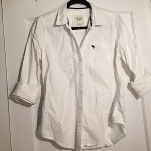 White button down