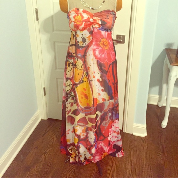 Colorful maxi dress
