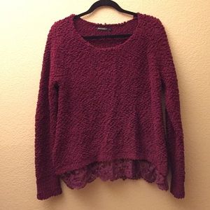 LF sweater with lace trim - sold out in store!