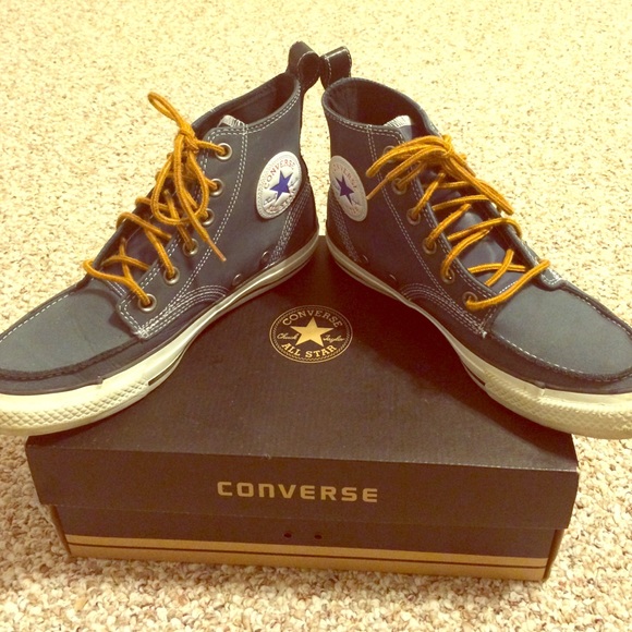 Navy Blue Classic Boot High Top All Star Converse