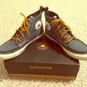 Navy Blue Classic Boot High Top All Star Converse