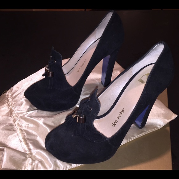 DEE KELLER PLATFORM HEELS & NEIMAN MARCUS RECEIPT