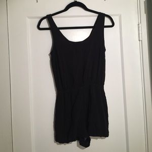 Black Cutout Romper