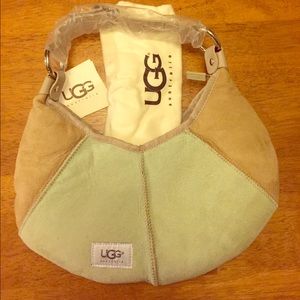 Ugg Australia Handbag - Sand and Baby Blue