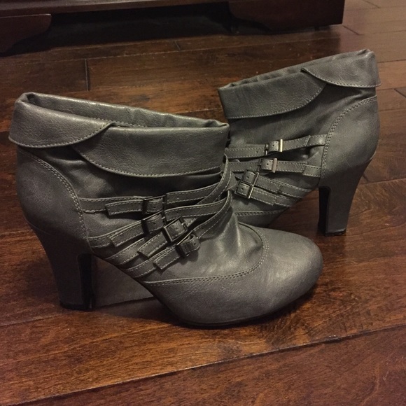 Grey booties