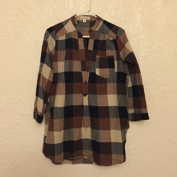 Plaid Tunic