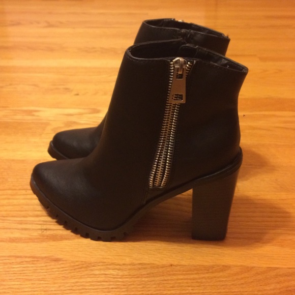 Black Heeled Booties
