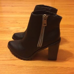 Black Heeled Booties