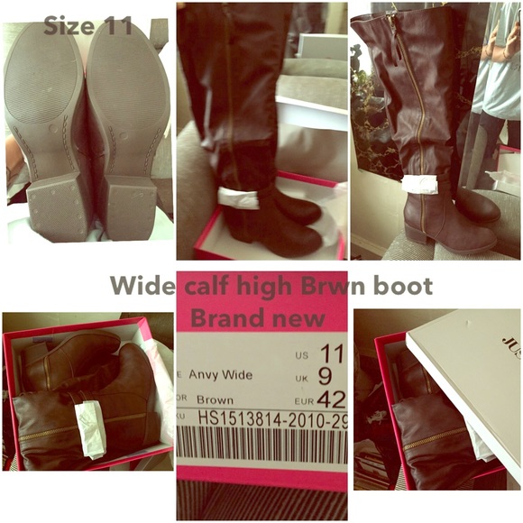 Over the knee wide boot