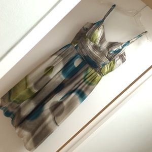 Silk Dress Suzi Chin for Maggy Boutique