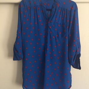 Polka dot blouse