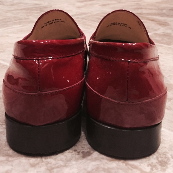 Shinny red Cole Haan shoes - Picture 3 of 4