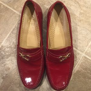 Shinny red Cole Haan shoes