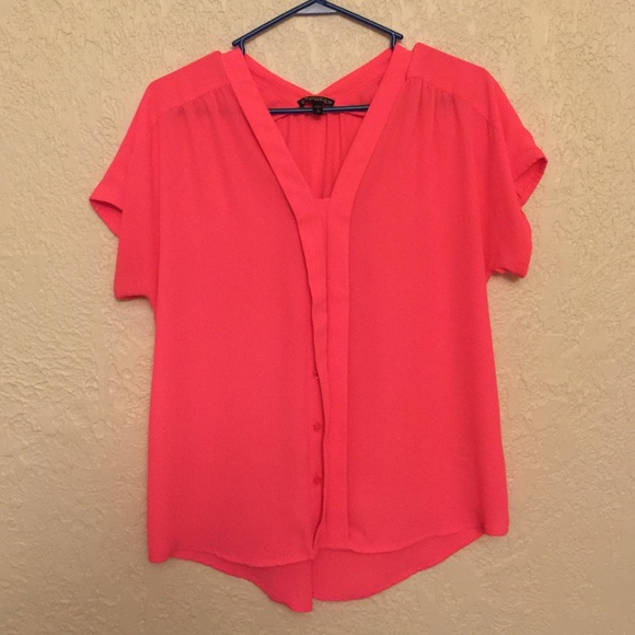 Neon Pink Blouse
