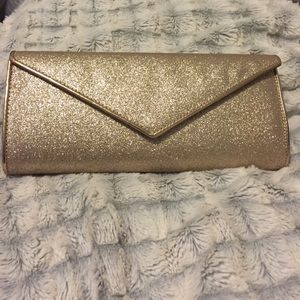 Gold Aldo clutch