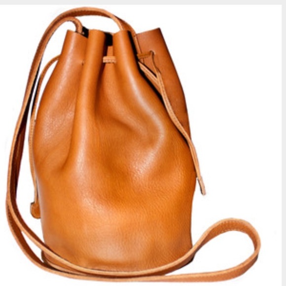 Baggu Drawstring Leather Purse