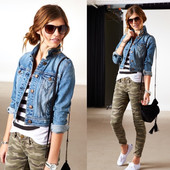 American Eagle Denim Jean Jacket XXS